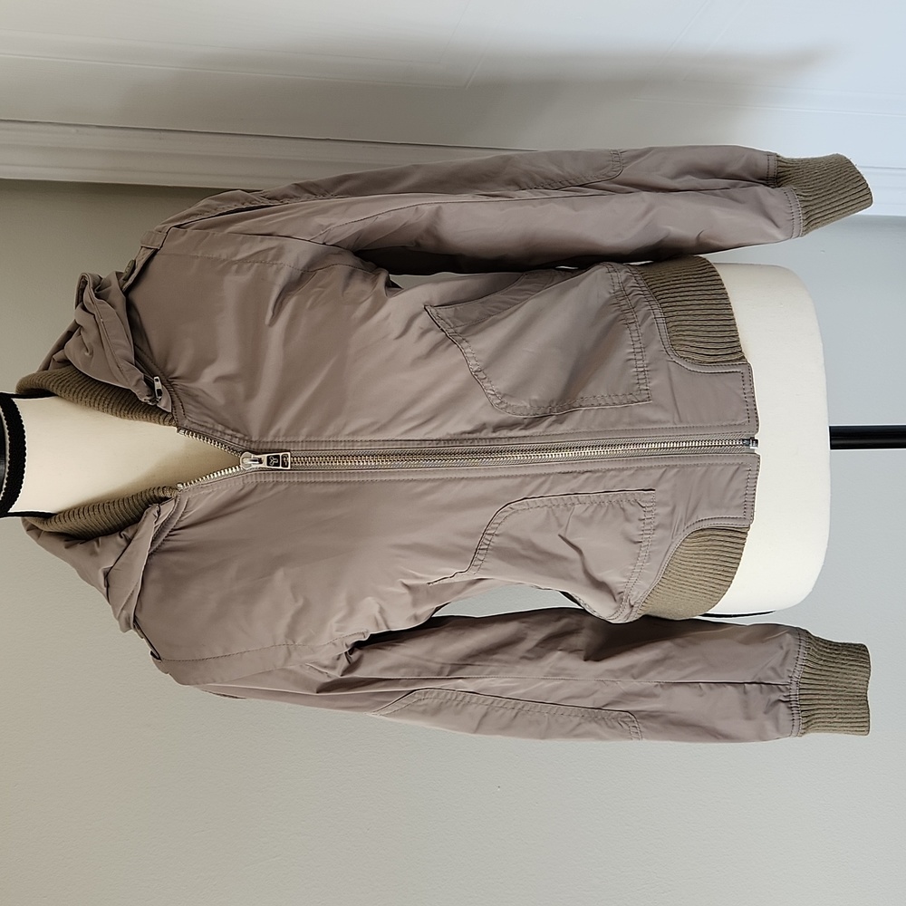 TNA Taupe Bomber Jacket